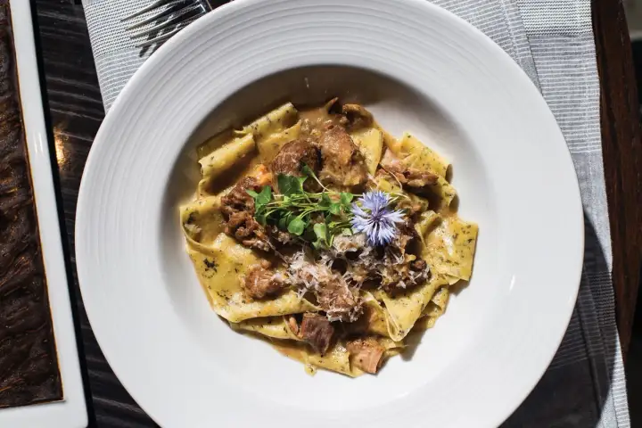 Krämig oxfilépasta med svamp - så lyckas du